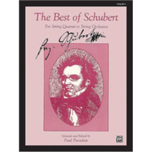 Best Of Franz Schubert Violin 1 Arr Paradise Book