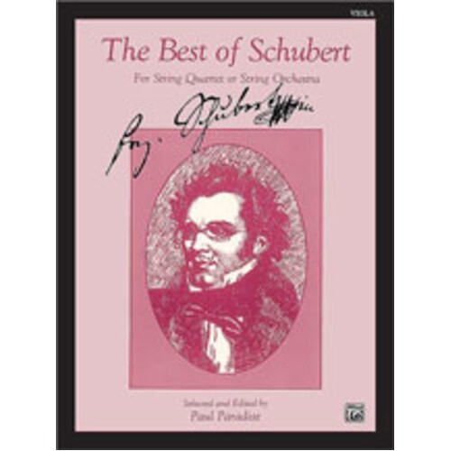 Best Of Franz Schubert Viola Arr Paradise Book