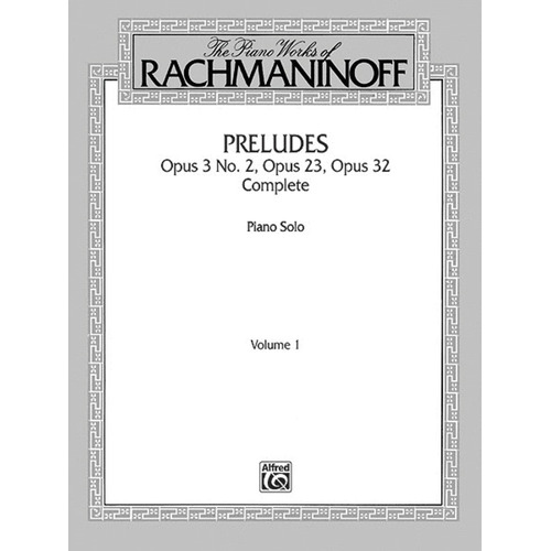 Piano Works Book 1 Preludes Complete Urtext Book