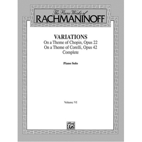 Piano Works Book 6 Variations 6 Urtext Book