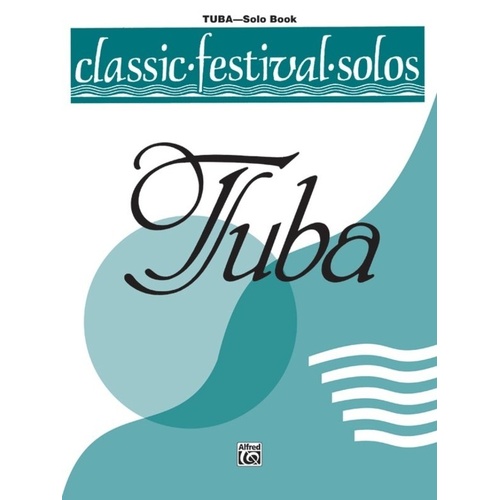 Classic Festival Solos Tuba Volume 2 Solo Book by Alfred Music