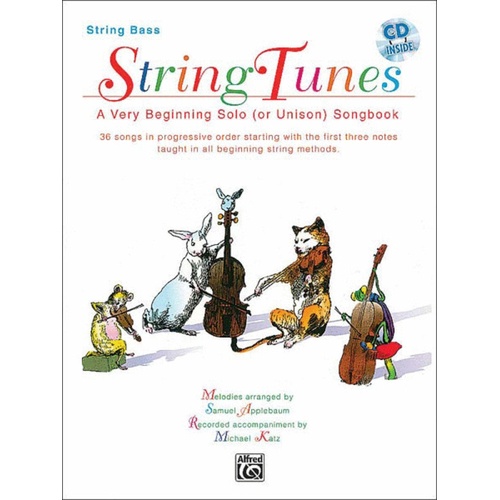 String Tunes Double Bass Book/CD Arr Applebaum Book