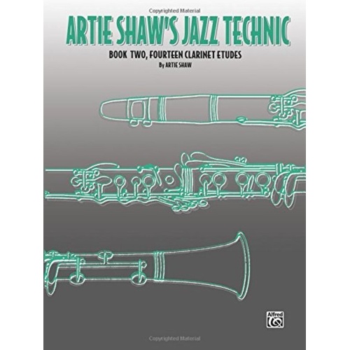 Artie Shaw's Jazz Technic BK 2 Clarinet Etudes