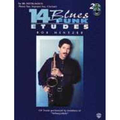 Blues Funk Etudes 14 B Flat Tenor Sax Softcover Book/CD
