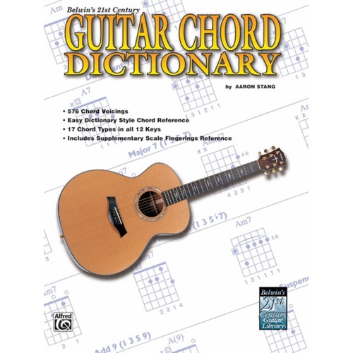 Guitar Chord Dictionary Belwins 21st Century Book