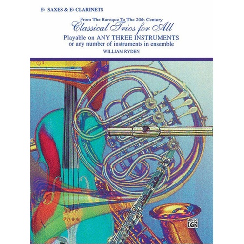 Classical Trios For All Alto Sax Book