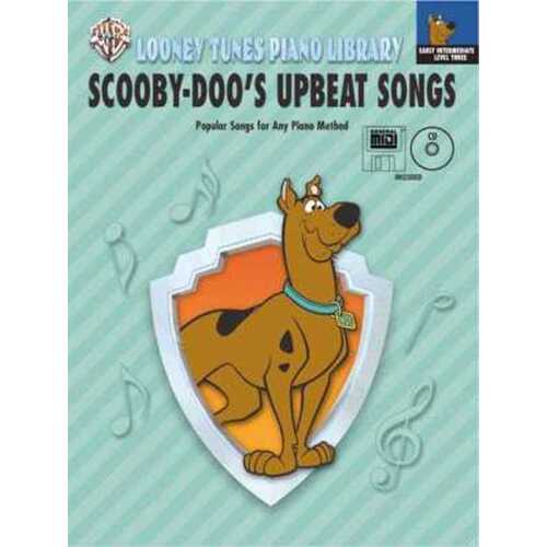 Scooby Doos Upbeat Songs Book/CD Midi