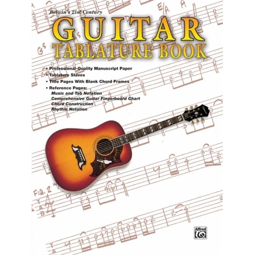 Guitar Tab Manuscript Book - 21st Century Edition
