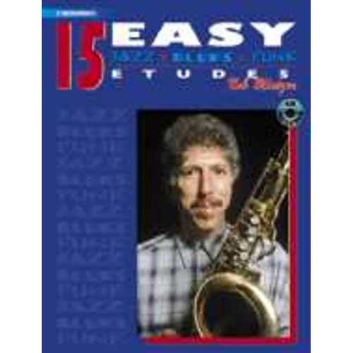 Easy Jazz Blues And Funk Etudes 15 C Instr Book/CD