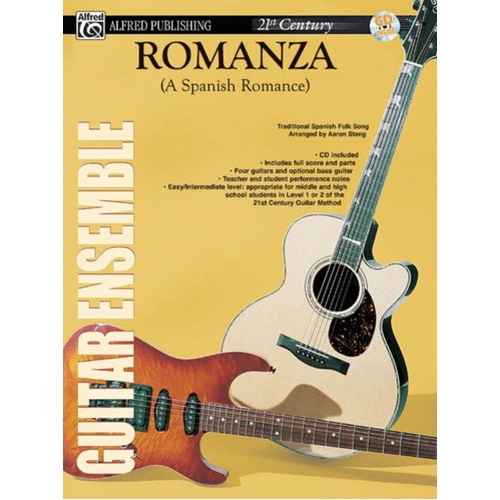 Romanza Guitar Ensemble Sco Pts CD Guitar Book