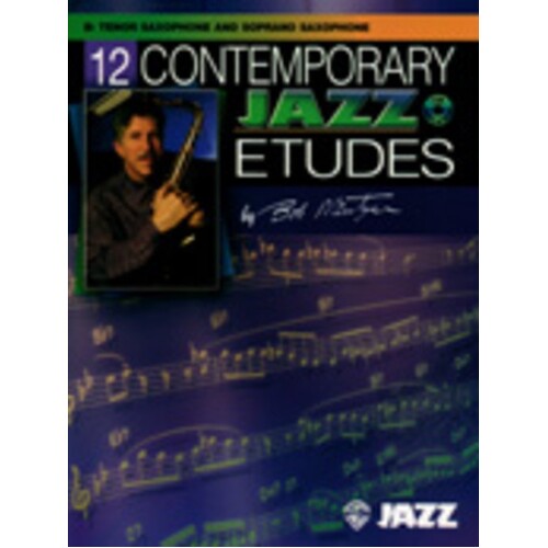 Contemporary Jazz Etudes 12 Tenor Saxophone Book