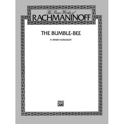 Rimsky-Korsakoff - The Bumble-Bee for Piano, Piano Solo, 8 Pages, Belwin Edition, Published by Alfred Music