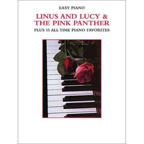 Linus And Lucy And The Pink Panther Easy Piano Book