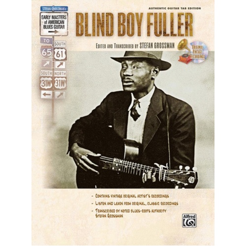 Early Masters Blind Boy Fuller Guitar Book/CD Book