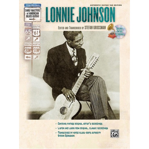 Early Masters Lonnie Johnson Book/CD Guitar Book