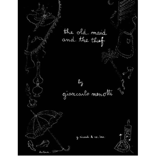 Old Maid And The Thief Vocal Score