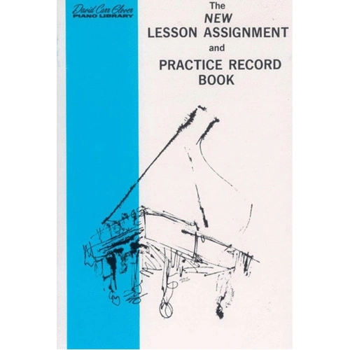 Lesson Assignment and Practice Book by David Carr Glover, 48 Pages, Alfred Music, Piano Series