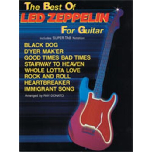 Best Of Led Zeppelin Guitar With Super TAB (Softcover Book)