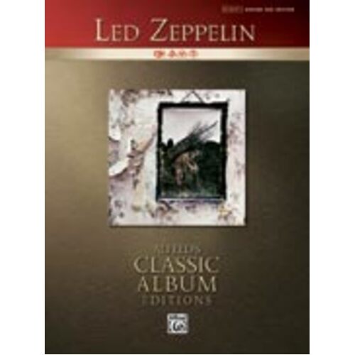 Led Zeppelin 4 Guitar TAB Classic Album Edition Book