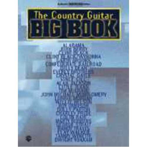 Country Guitar Big Book TAB Book