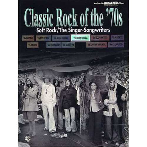 Classic Rock Of The 70S Soft Rock Guitar TAB Book