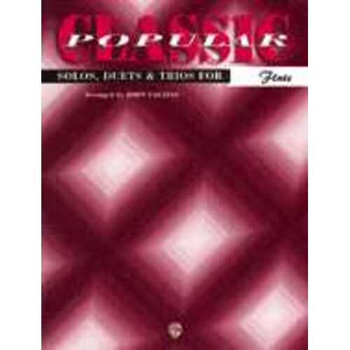 Classic Popular Solos Duets Trios Flute Book
