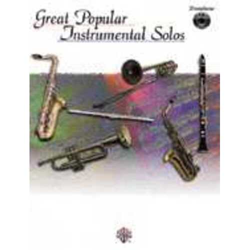 Great Popular Instrumental Solos Trombone Book/CD Book
