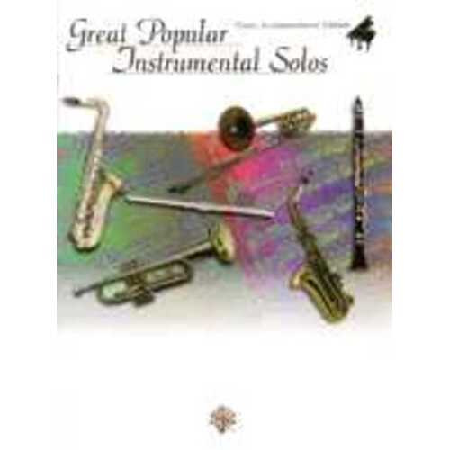 Great Popular Instrumental Solos Piano Acc Book
