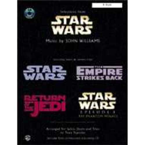 Star Wars The Saga Continues Book/CD B Flat