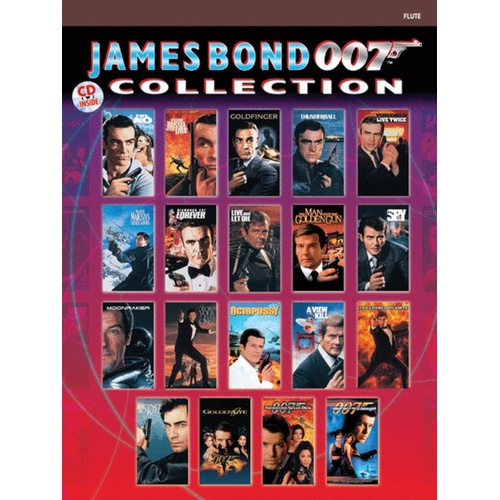 James Bond 007 Collection Book/CD Flute Book