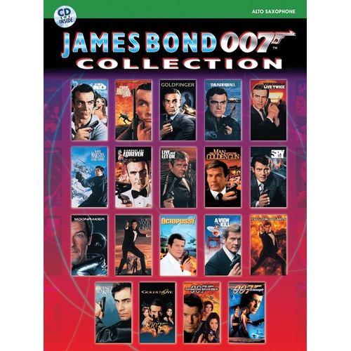 James Bond 007 Collection for Alto Saxophone - 32 Pages, Woodwind Instrument