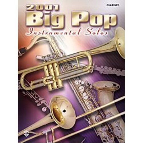 Big Pop 2001 Instrumental Solos Tenor Sax Book