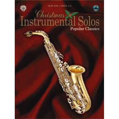 Christmas Instrumental Solos Book/CD Alto Sax Book