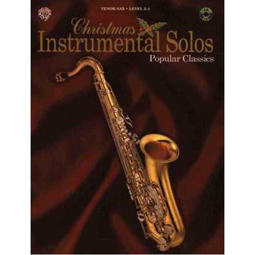 Christmas Instrumental Solos Book/CD Tenor Sax Book