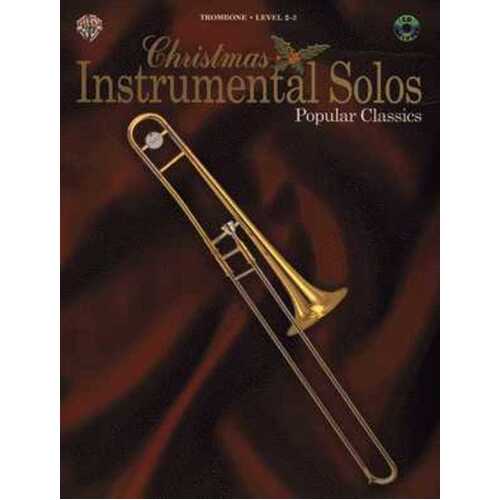 Christmas Instrumental Solos Book/CD Trombone Book