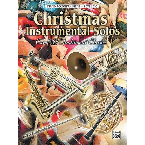 Christmas Instrumental Solos Piano Accompianment Book
