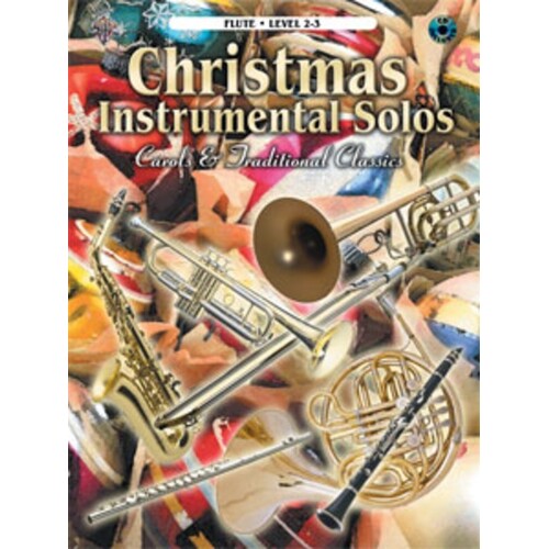 Christmas Instrumental Solos Flute Book/CD Book
