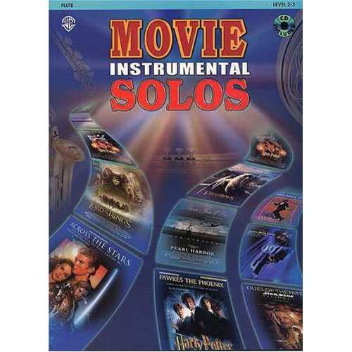 Movie Instrumental Solos Flute Softcover Book/CD