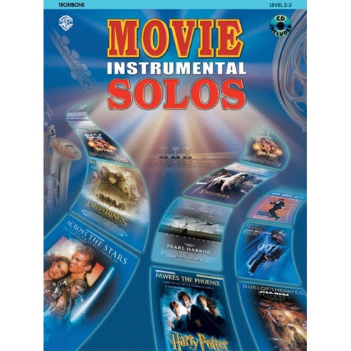 Movie Instrumental Solos Trombone Book/CD Book