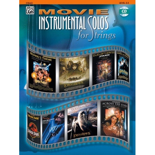 Movie Instrumental Solos for Strings: Cello Book