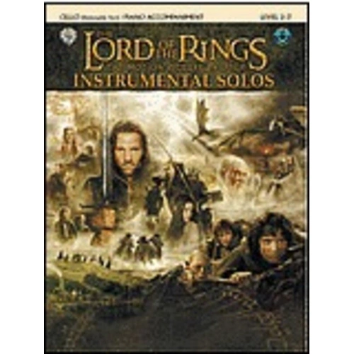 Lord of the Rings Instrumental Solos for Flute with CD, Level 2-3, 28 Pages, Howard Shore, Alfred Music