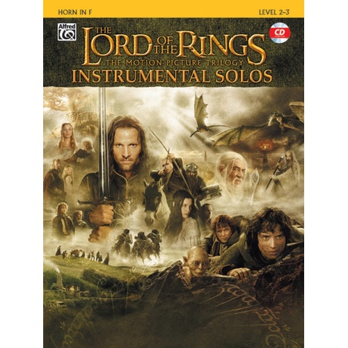 Lord Of The Rings Inst Solos Horn Book/CD Book