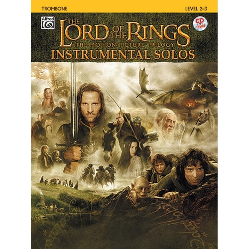 Lord Of The Rings Inst Solos Trombone Book/CD Book