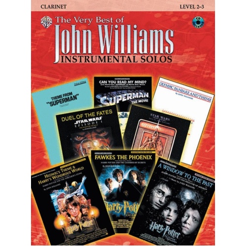 Very Best Of John Williams Clarinet Book/CD Book