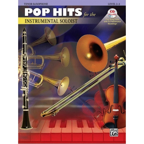 Pop Hits For Instrumental Soloist Book/CD Tenor Saxophone Book