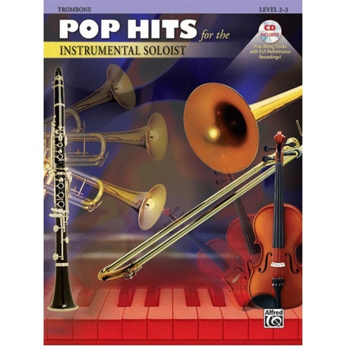 Pop Hits For Instrumental Soloist Book/CD Trombone Book