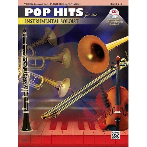 Pop Hits For Instrumental Soloist Book/CD Violin Book