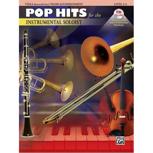 Pop Hits For Instrumental Soloist Book/CD Viola Book