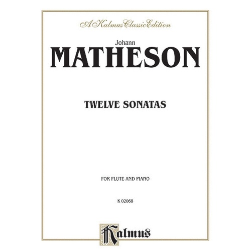 Sonatas 12 Complete Flute Piano Book