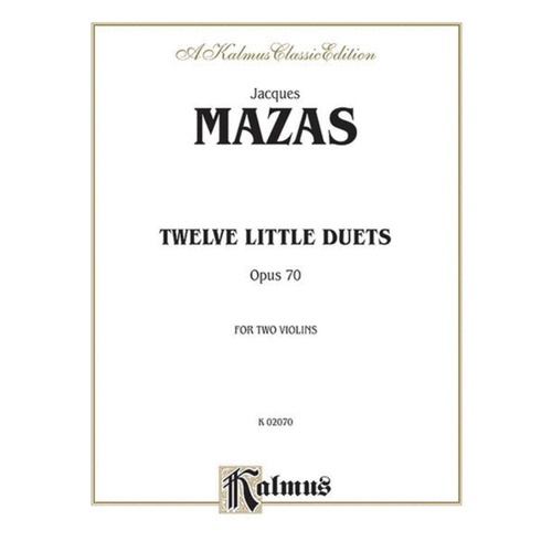 Little Duets 12 Op 70 Complete 2 Violin Book